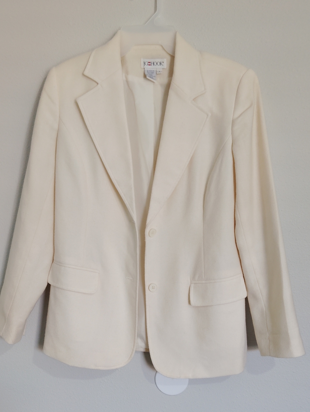 Neutral Cream Women's Blazer Jacket -